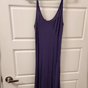 Mossimo Modern Purple/Gray Maxi Dress